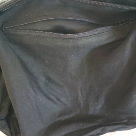 Gaba-Gaba Genuine Leather Multiple Compartments Shoulder Bag Handbag Black Soft - Picture 12 of 17